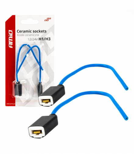 Kostki ceramiczne proste H1 H3 gniazdo wtyczka AMiO 03050