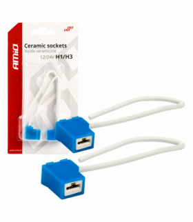 Kostki ceramiczne kątowe H1 H3 wtyczka gniazdo AMiO 03051