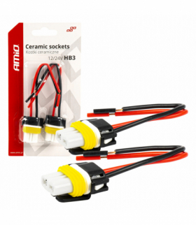 Kostki ceramiczne proste HB3 9005 wtyczka gniazdo AMiO 03058