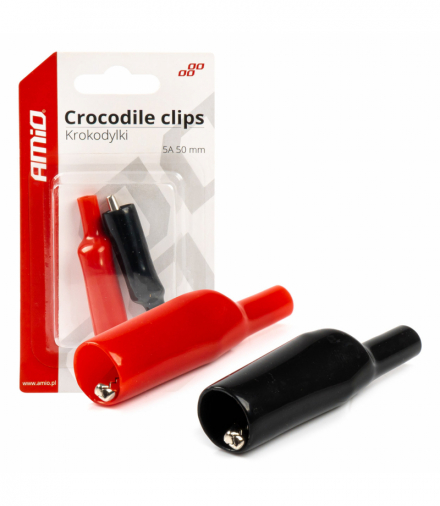 Krokodylki zaciski klemy akumulatora 5A AMiO 03045