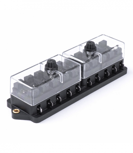 Skrzynka bezpiecznikowa ceramiczna 10 gniazd AMiO 03043