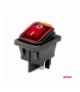 Włącznik przełącznik prostokątny podświetlany AMiO 03092