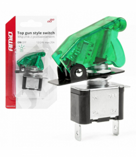 Włącznik przełącznik podświetlany TOP GUN AMiO 03093