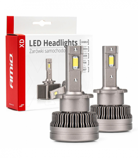 Żarówki żarniki LED AMiO seria XD D2S D2R 6500K Canbus AMiO 03311