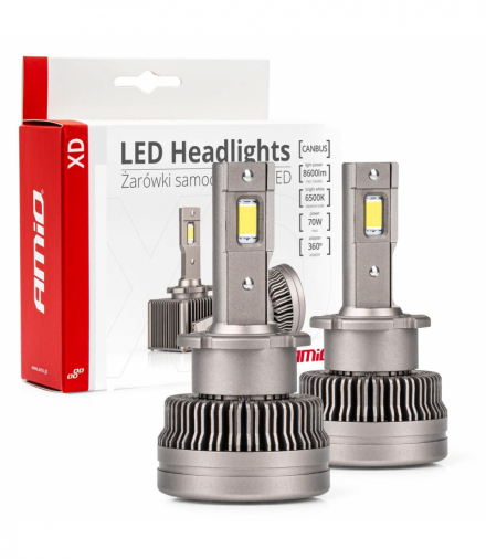 Żarówki żarniki LED seria XD D4S D4R 6500K Canbus AMiO 03313