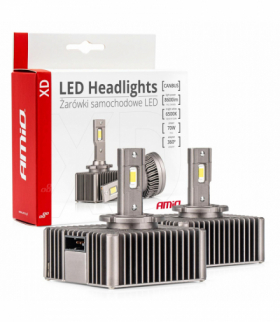 Żarówki żarniki LED seria XD D5S 6500K Canbus AMiO 03314
