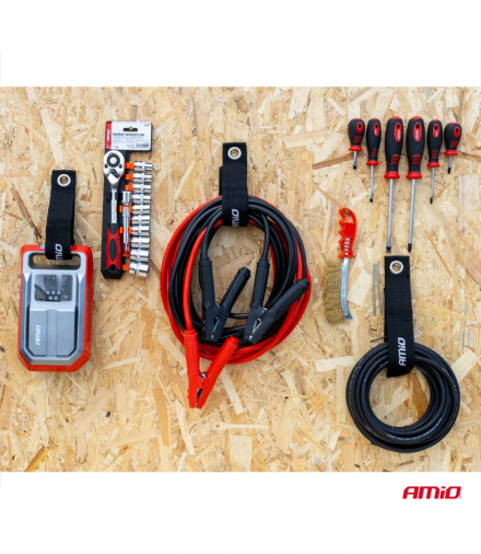 Rzep uchwyt mocowanie do garażu opaska rzepowa AMiO 03284