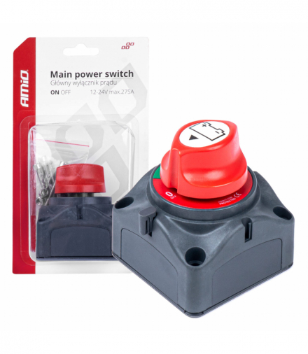 Wyłącznik odłącznik prądu hebel akumulatora 275A AMiO 03028