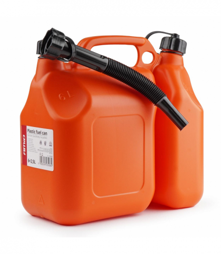 Kanister plastikowy dwukomorowy 6L + 2,5L AMiO 03208