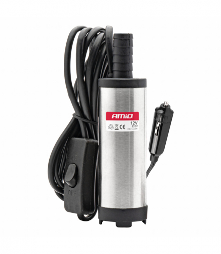 Pompka 12V zatapialna do spuszczania paliwa wody cieczy AMiO 03242