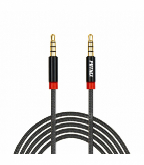 Kabel AUX MINI JACK 3,5mm oplot 200cm AMiO 03270