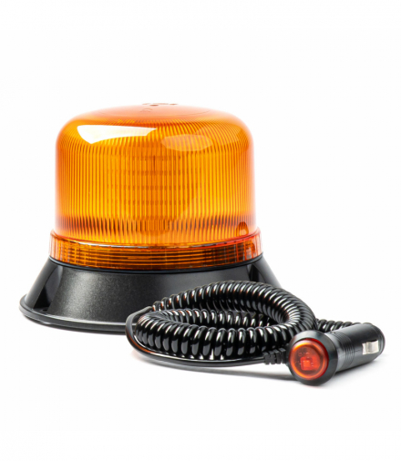 Lampa ostrzegawcza błyskowa kogut 60 LED W22M 12V 24V AMiO 03337