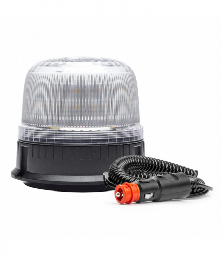 Lampa ostrzegawcza błyskowa kogut 24 LED W25M 12V 24V AMiO 03340