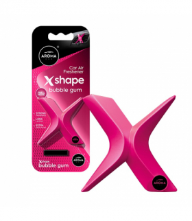 Odświeżacz powietrza AROMA CAR X Shape Bubble Gum Aroma Car A10957