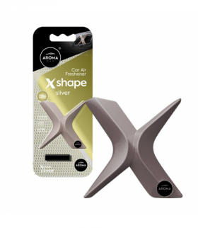 Odświeżacz powietrza AROMA CAR X Shape Silver Aroma Car A10897