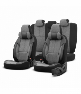 Komplet pokrowców na fotele samochodowe OTOM VOYAGER 102 SMOKED 3-ZIP OTOM OT86759