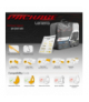 Komplet pokrowców na fotele samochodowe OTOM HORIZON 1801 RED 3-ZIP OTOM OT86743