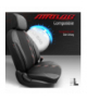 Komplet pokrowców na fotele samochodowe OTOM HORIZON 1801 RED 3-ZIP OTOM OT86743