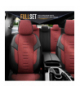 Komplet pokrowców na fotele samochodowe OTOM THRONE 103 RED 3-ZIP OTOM OT86756