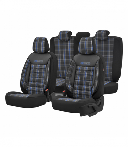 Komplet pokrowców na fotele samochodowe OTOM GTI 804 3-ZIP OTOM OT00919