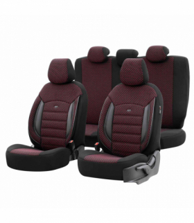 Komplet pokrowców na fotele samochodowe OTOM SPORT PLUS 103 BURGUNDY NZ OTOM OT78482
