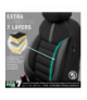 Komplet pokrowców na fotele samochodowe OTOM LIMITED 102 BLACK/GREY 3-ZIP OTOM OT74048