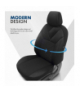 Komplet pokrowców na fotele samochodowe OTOM TEMPO 1501 BLACK NZ OTOM OT77345