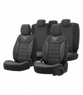 Komplet pokrowców na fotele samochodowe OTOM TORO 902 BLACK/SMOKED NZ OTOM OT76893
