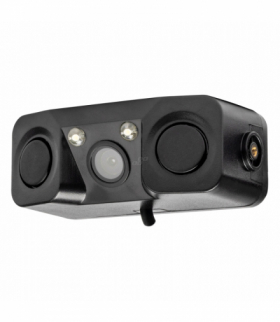 Kamera cofania z czujnikami parkowania 2w1 HD-602 LED 12V AMiO 03541