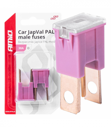 Bezpieczniki samochodowe JAPVAL PAL męskie 2 szt. 30A AMiO 03397