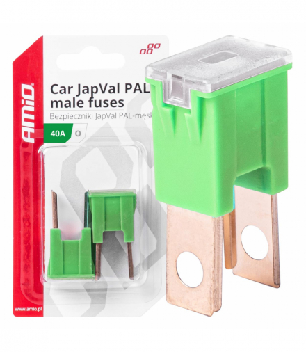 Bezpieczniki samochodowe JAPVAL PAL męskie 2 szt. 40A AMiO 03398