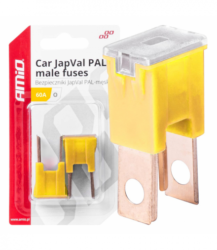 Bezpieczniki samochodowe JAPVAL PAL męskie 2 szt. 60A AMiO 03400