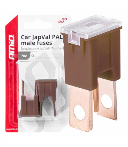 Bezpieczniki samochodowe JAPVAL PAL męskie 2 szt. 70A AMiO 03401