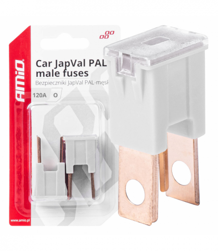 Bezpieczniki samochodowe JAPVAL PAL męskie 2 szt. 120A AMiO 03404