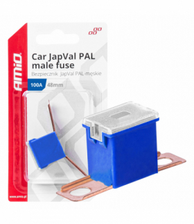 Bezpiecznik samochodowy JAPVAL PAL męski 48mm 100A AMiO 03424