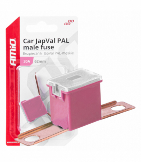 Bezpiecznik samochodowy JAPVAL PAL męski 62mm 30A AMiO 03427