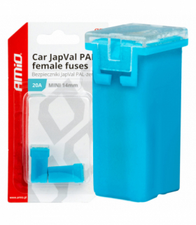 Bezpieczniki samochodowe JAPVAL PAL żeńskie 2 szt. 20A AMiO 03435