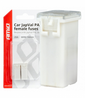 Bezpieczniki samochodowe JAPVAL PAL żeńskie 2 szt. 25A AMiO 03436