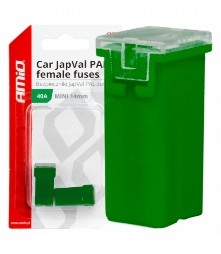 Bezpieczniki samochodowe JAPVAL PAL żeńskie 2 szt. 40A AMiO 03438