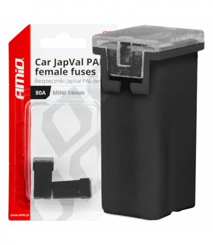 Bezpieczniki samochodowe JAPVAL PAL żeńskie 2 szt. 80A AMiO 03442