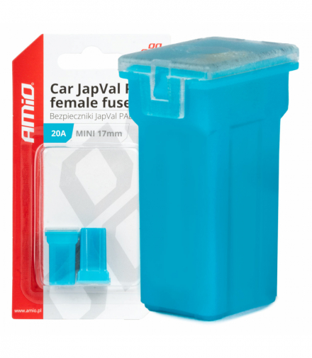 Bezpieczniki samochodowe JAPVAL PAL żeńskie 2 szt. 20A AMiO 03443