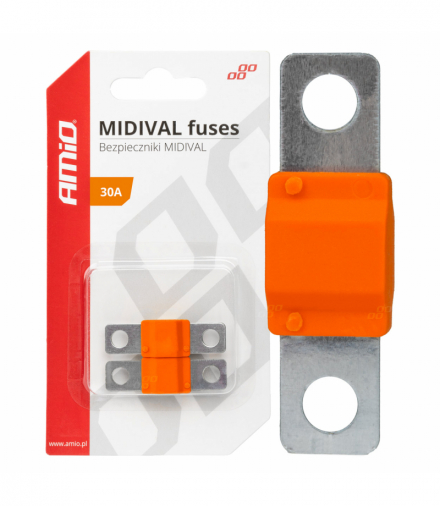 Bezpieczniki samochodowe MIDIVAL MTA 2 szt. 30A AMiO 03473