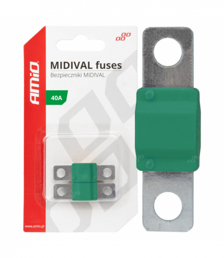 Bezpieczniki samochodowe MIDIVAL MTA 2 szt. 40A AMiO 03474
