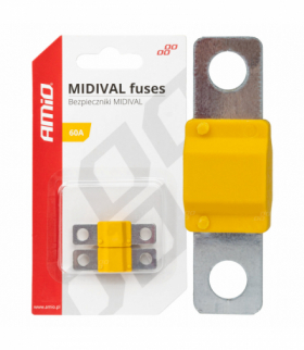 Bezpieczniki samochodowe MIDIVAL MTA 2 szt. 60A AMiO 03476