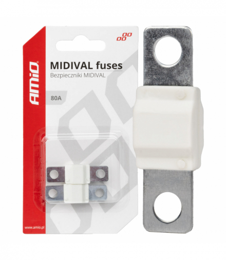 Bezpieczniki samochodowe MIDIVAL MTA 2 szt. 80A AMiO 03478