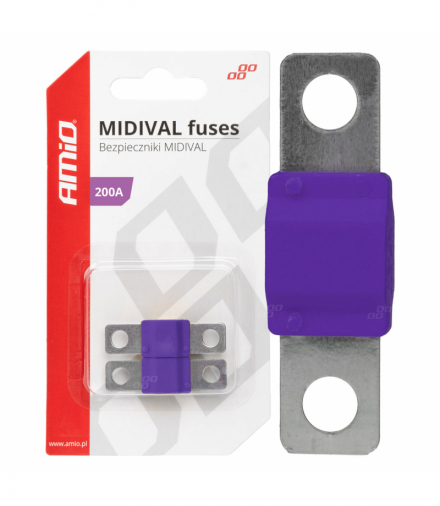 Bezpieczniki samochodowe MIDIVAL MTA 2 szt. 200A AMiO 03482