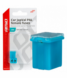 Bezpieczniki samochodowe JAPVAL PAL żeńskie 2 szt. 20A AMiO 03451