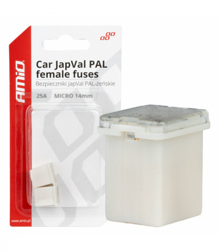 Bezpieczniki samochodowe JAPVAL PAL żeńskie 2 szt. 25A AMiO 03452
