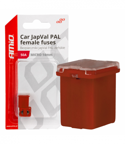 Bezpieczniki samochodowe JAPVAL PAL żeńskie 2 szt. 50A AMiO 03455