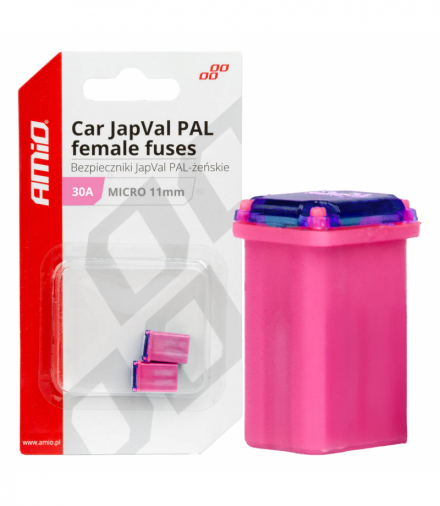Bezpieczniki samochodowe JAPVAL PAL żeńskie 30A 2 szt. AMiO 03460